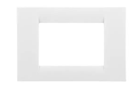 Embellecedor serie GC Blanco 3 módulos (Gewiss)